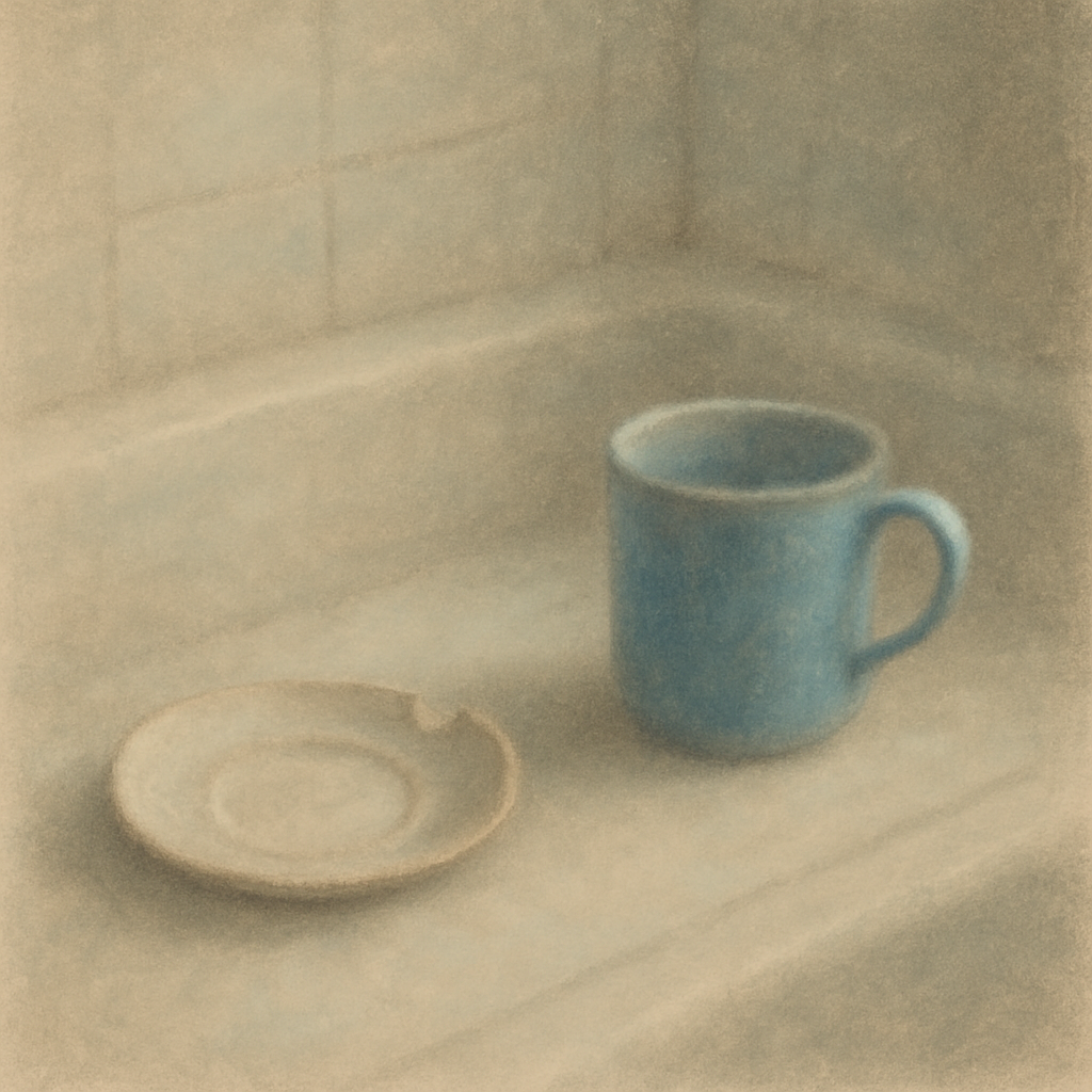 The blue cup, official sample